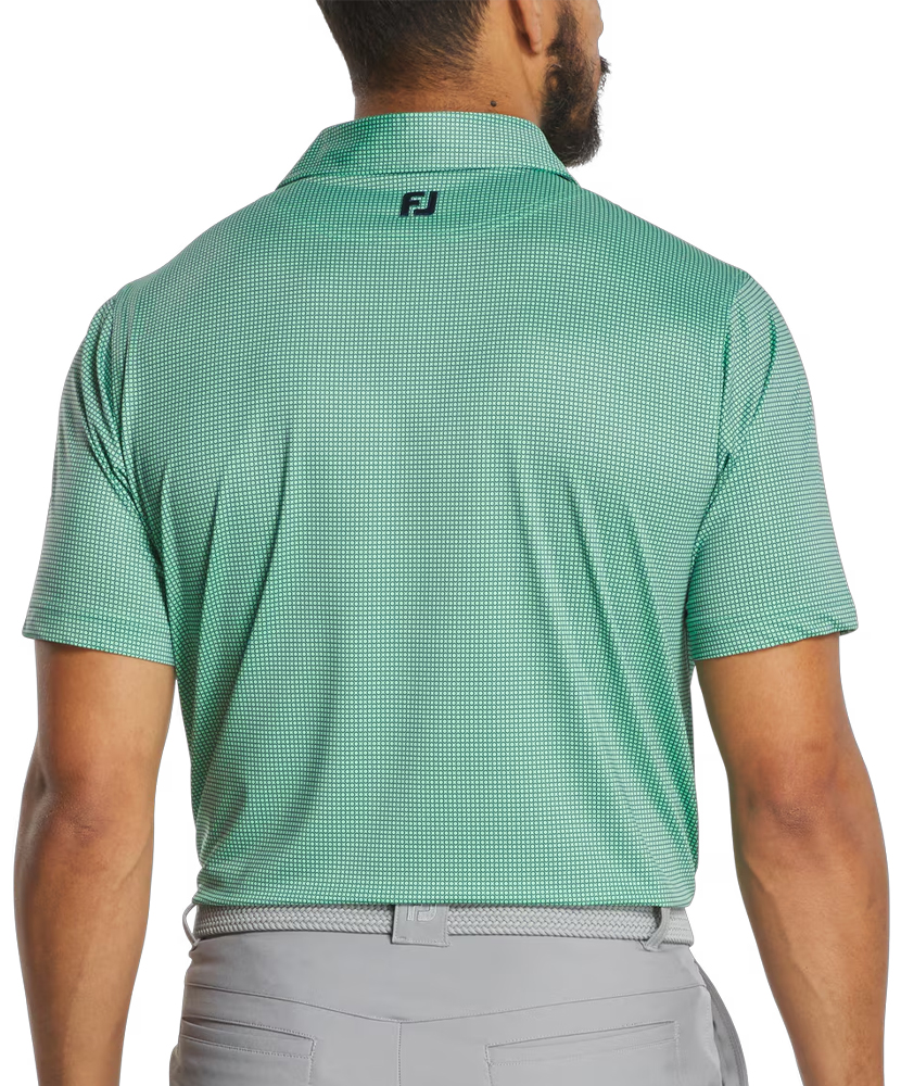 Primary image St. Jude FootJoy Circle Foulard Lisle Polo - Seafoam